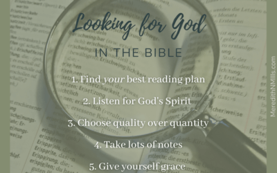 5 Tips for Reading the Bible to Find God